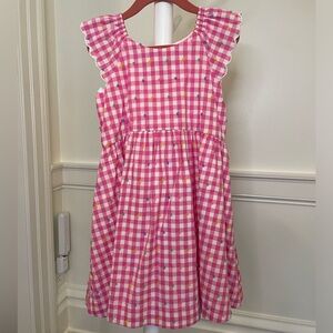 EUC Baby GAP Pink Gingham Dress - Size 5T
